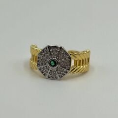 Serenity Yeşil Taşlı Yüzük