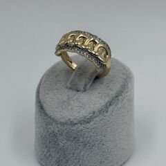 Charlotte Gold Taşlı Yüzük