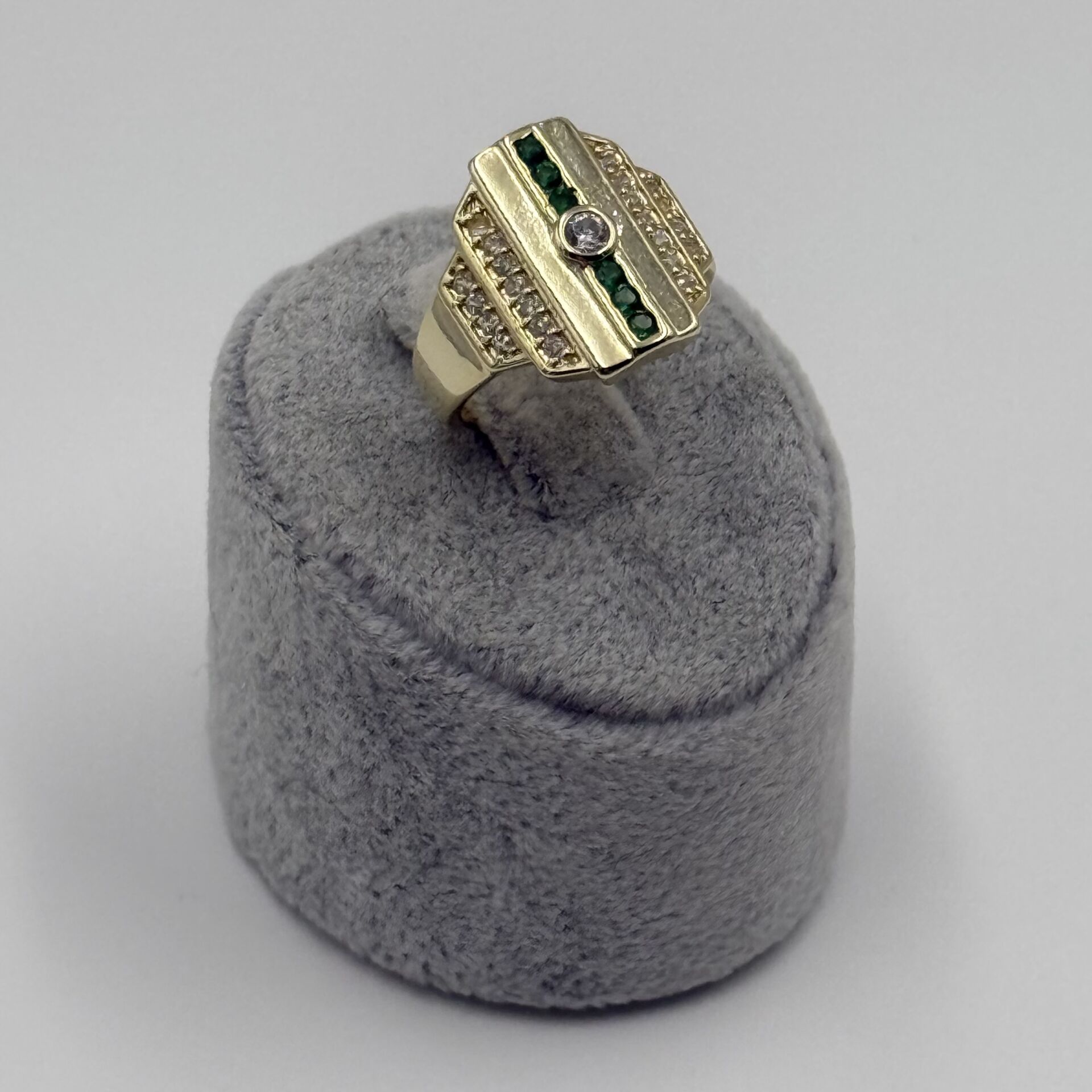 Eliza Yeşil Taşlı Yüzük