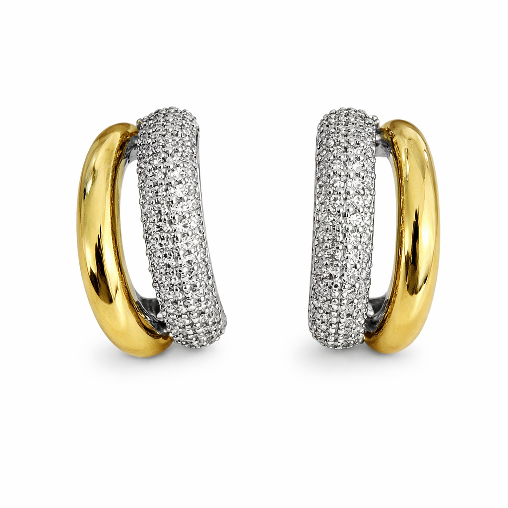 Karina taşlı küpe