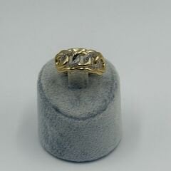 Gracie Zincir Görünümlü Gold Yüzük