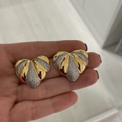 Camila taşlı küpe