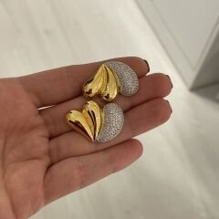 Chiara taşlı küpe