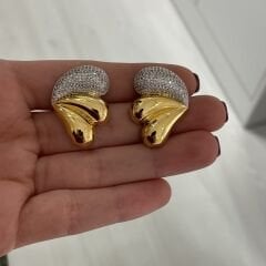 Chiara taşlı küpe