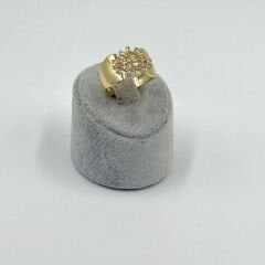 Rayne Gold Taşlı Kalın Yüzük