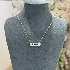 Messi Gümüş Rengi Kolye