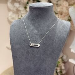 Messi Gümüş Rengi Kolye