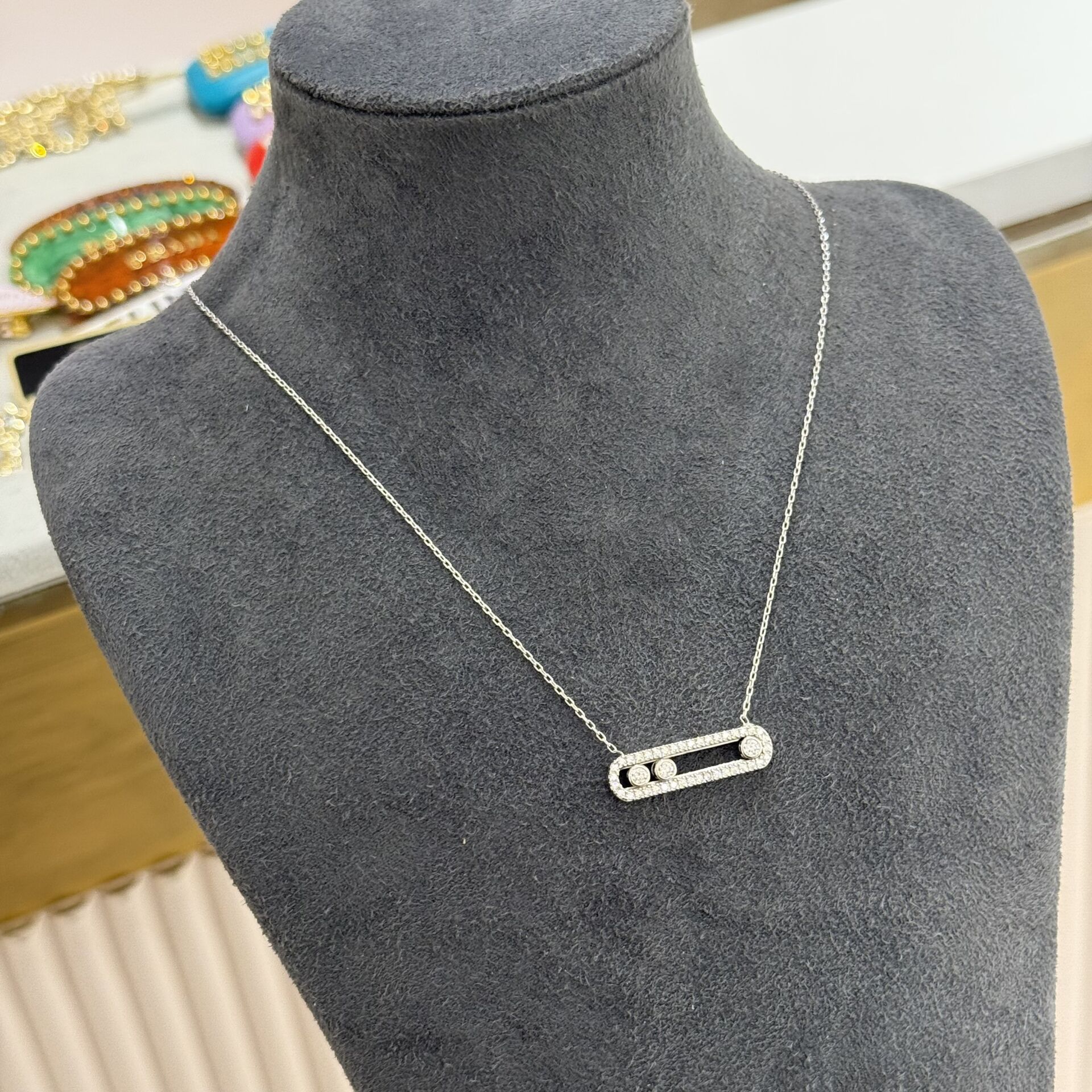 Messi Gümüş Rengi Kolye