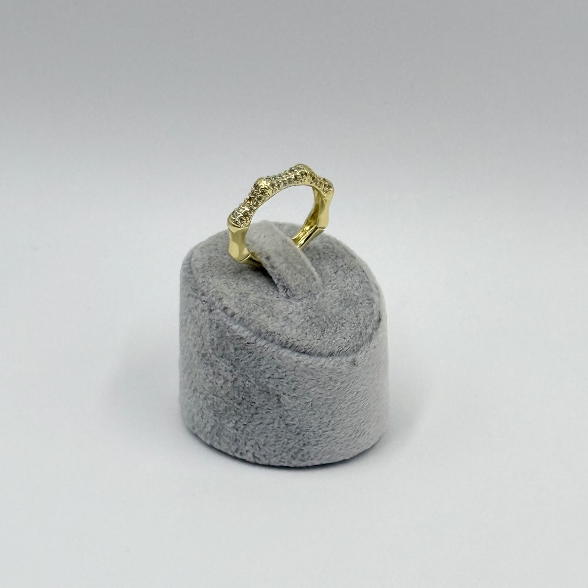 Nell Köşegen detaylı Gold Yüzük