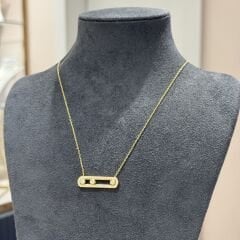 Messi Gold Rengi Kolye