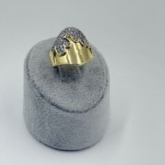 Nancy Gold Taşlı Yüzük