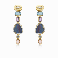 Olivia taşlı küpe