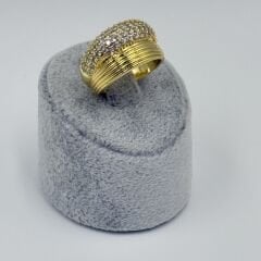 Veronica Gold Taşlı Yüzük