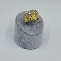 Veronica Gold Taşlı Yüzük