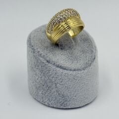 Veronica Gold Taşlı Yüzük