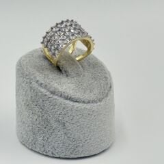 Virginia Gold Taşlı Yüzük