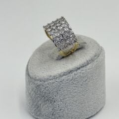 Virginia Gold Taşlı Yüzük