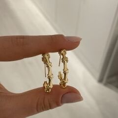 Stella taşlı küpe