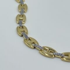 Terra Gold Taşlı Bileklik