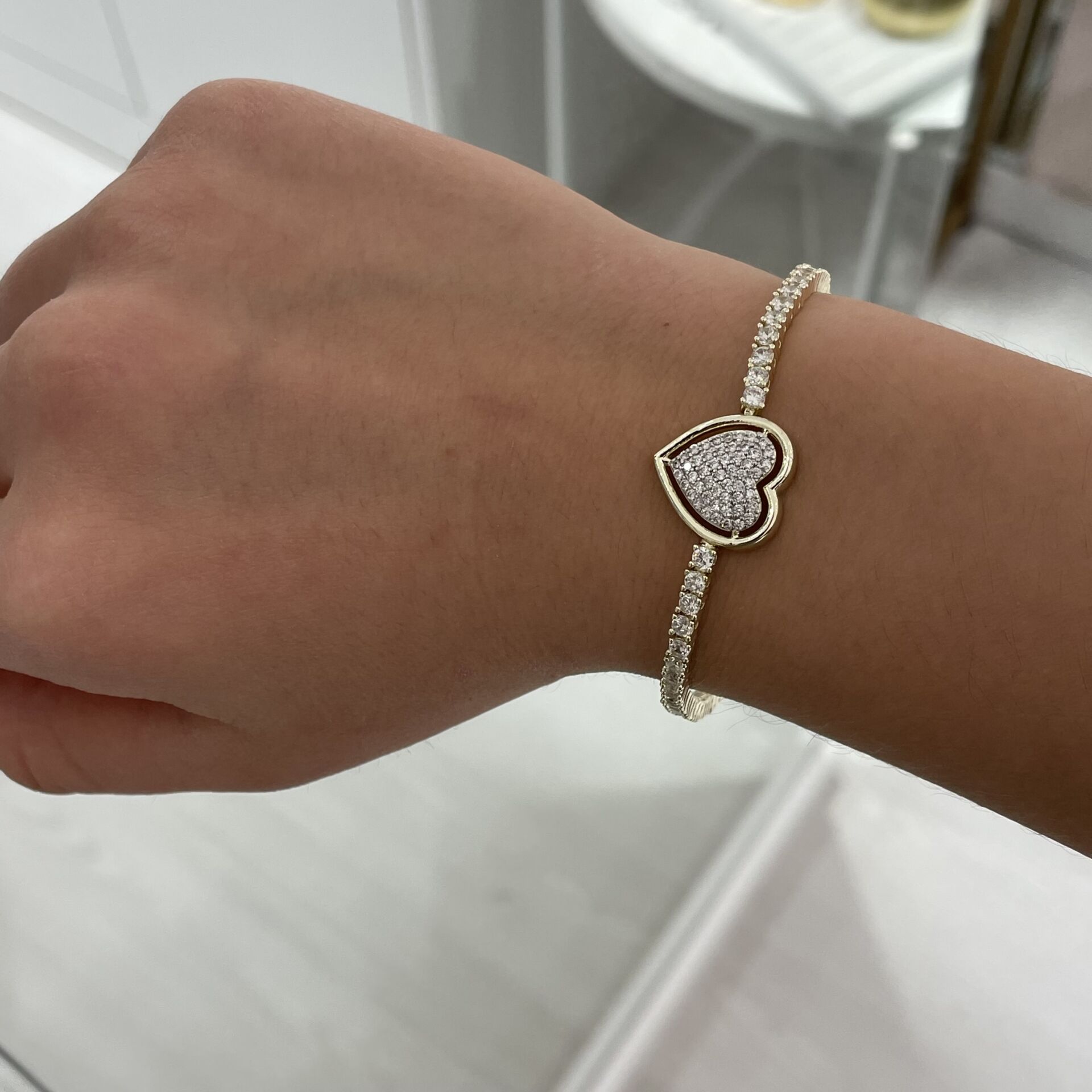 Evelyn taşlı bileklik