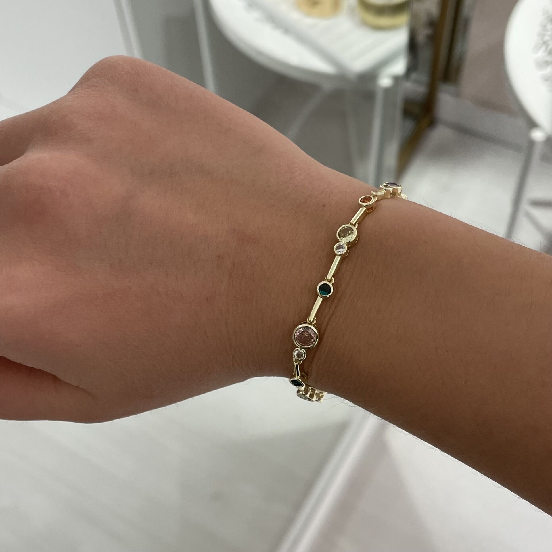 Eva taşlı bileklik