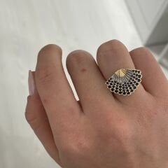 Mathilda taşlı yüzük