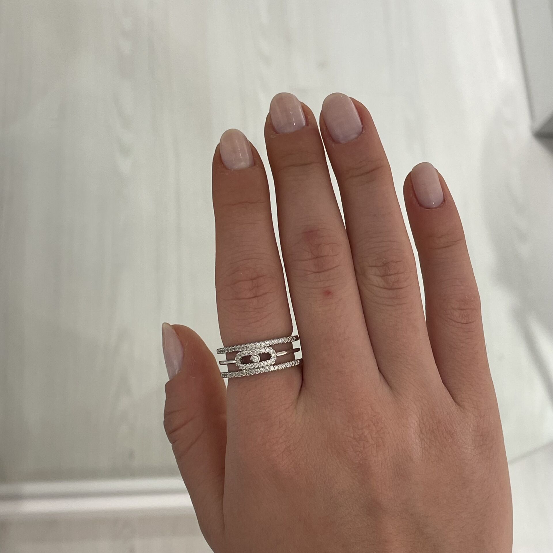 Sadie taşlı yüzük