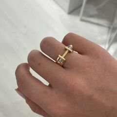 Emma taşlı yüzük