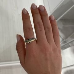 Amelia taşlı yüzük