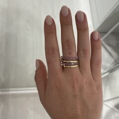 Aurora taşlı yüzük