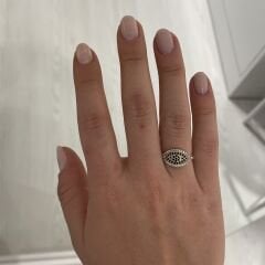 Violet taşlı yüzük