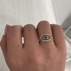 Violet taşlı yüzük