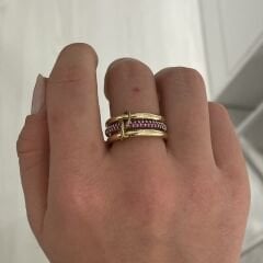 Scarlett taşlı yüzük