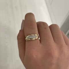 Iris taşlı yüzük