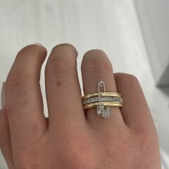 Camilla taşlı yüzük