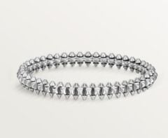 Cadtie Clus Taşsız Gümüş Rengi Bileklik