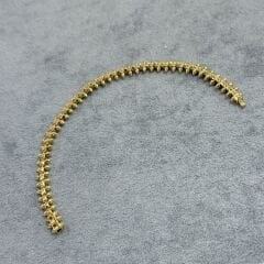 Cartie Clus Taşsız Gold Bilezik