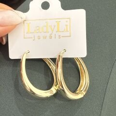 Lola Gold Halka Küpe