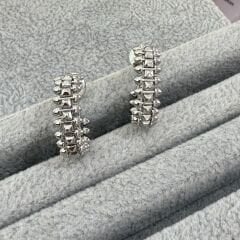 Cartie Clus Taşsız Tek Sıra Küpe