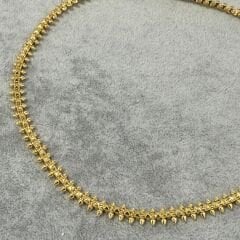 Cartie Clus Taşsız Gold Kolye