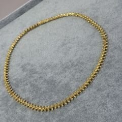 Cartie Clus Taşsız Gold Kolye