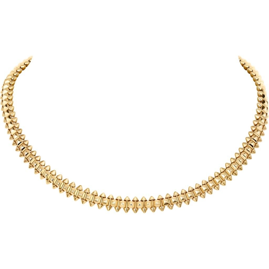 Cartie Clus Taşsız Gold Kolye