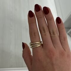 Minella 3’lü taşlı yüzük