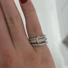 Minella 3’lü taşlı yüzük