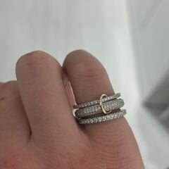 Minella 3’lü taşlı yüzük