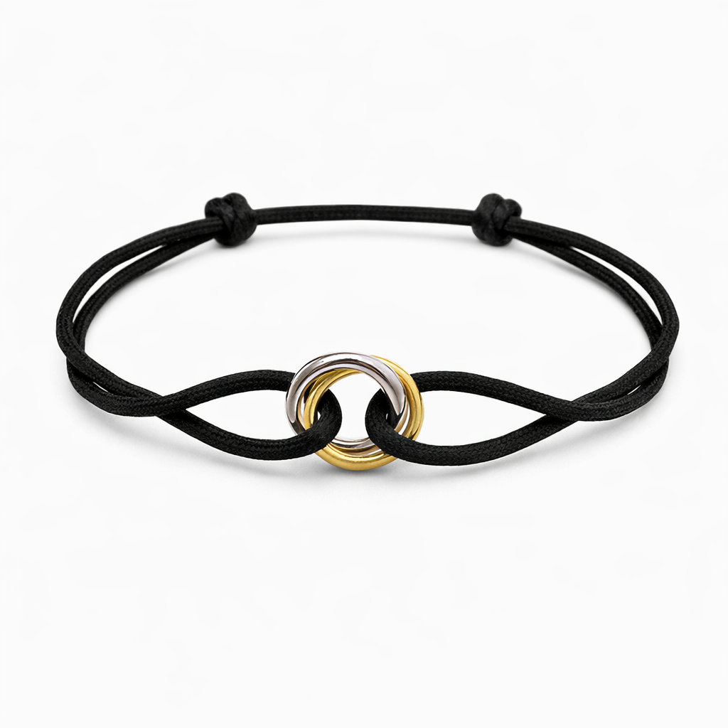 Carti trinty ip bileklik siyah