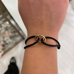 Carti trinty ip bileklik siyah