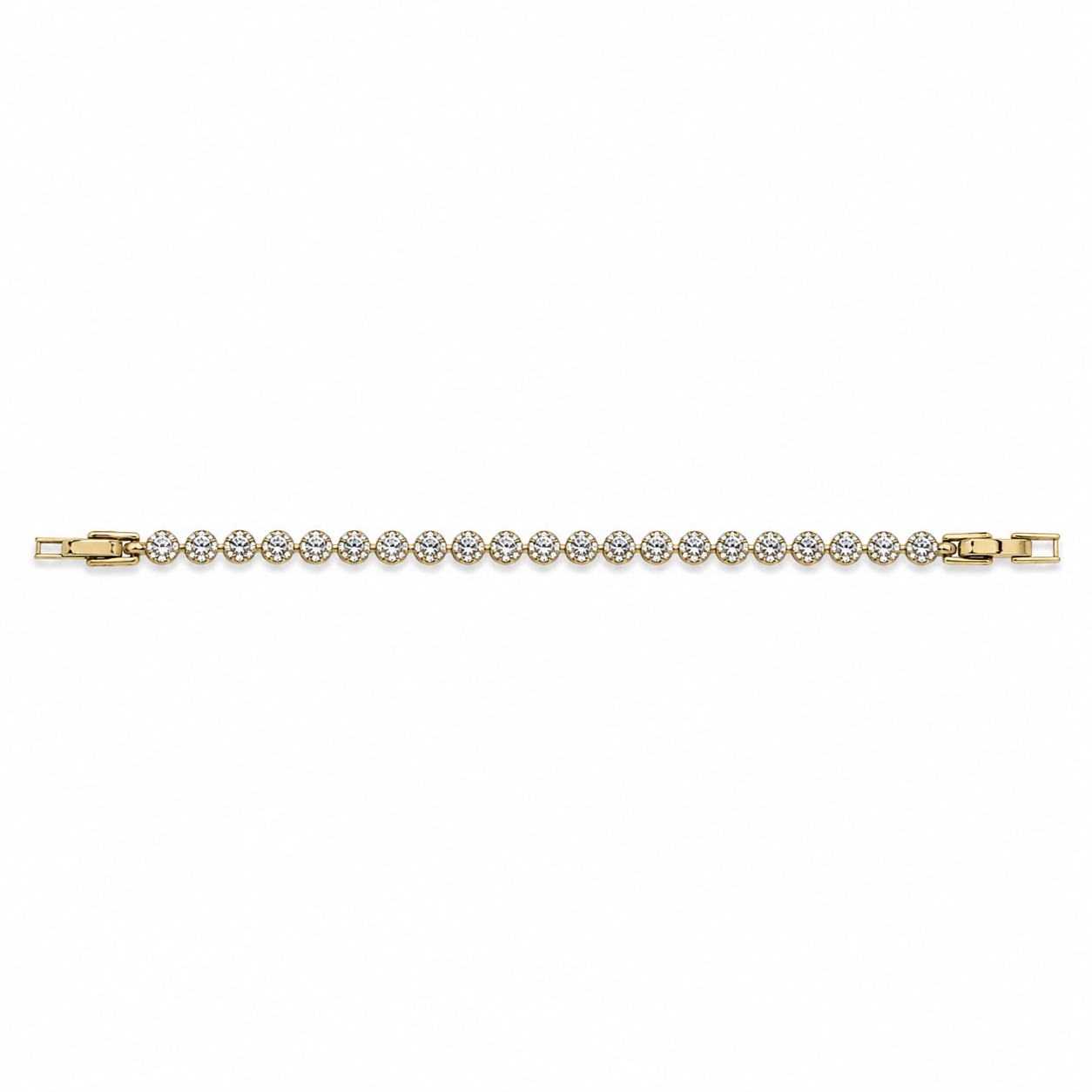 Yuvarlak Kesim Aria Gold bileklik