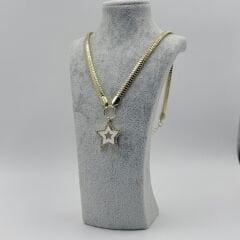 Cerise Beyaz Yıldız Kolye