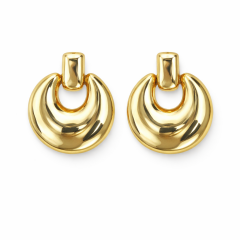 Lizi Gold Plaka Küpe